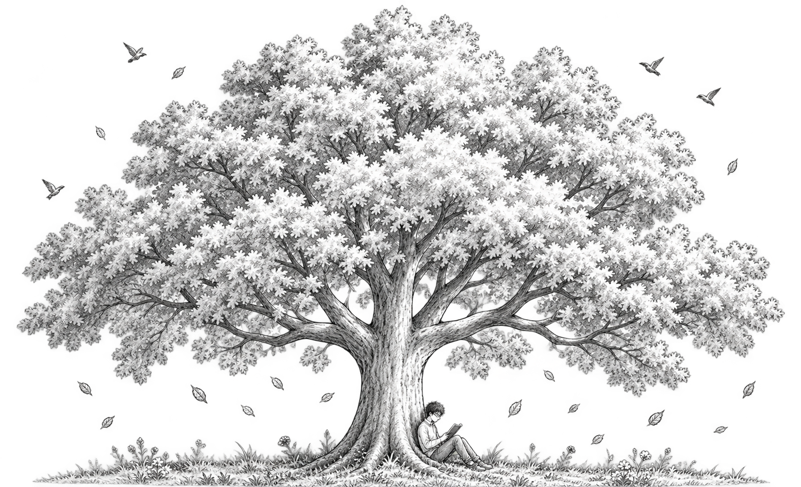 Illustrated tree